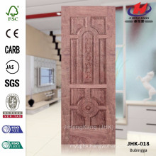 JHK-018 Beautiful Complex Popular Iran Project Veneer N-Bubingga Wood Door Material